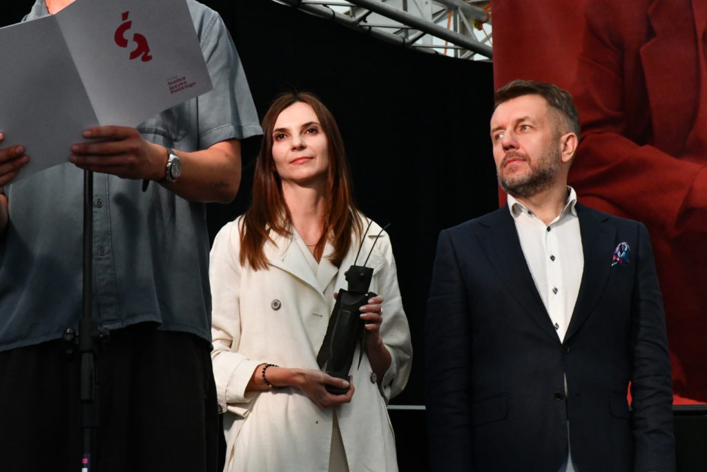 Joanna Hołowińska Piotr Trębicki Festiwal Stolic Języka Polskiego