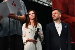 Joanna Hołowińska Piotr Trębicki Festiwal Stolic Języka Polskiego